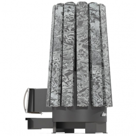 Дровяная банная печь GrillD Cometa Vega 240 Long Stone Pro (Серпентинит)
