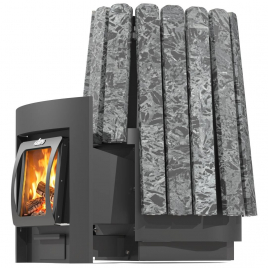 Дровяная банная печь GrillD Cometa Vega 450 Long Max Stone (Серпентинит)