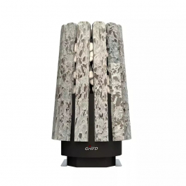 Дровяная банная печь GrillD Cometa Vega 450 Short Max Stone Pro (Серпентинит)