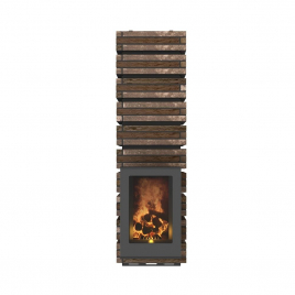 Дровяная банная печь GrillD Shaman 300 Long Max