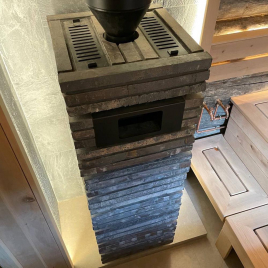Дровяная банная печь GrillD Shaman 400 Long Max